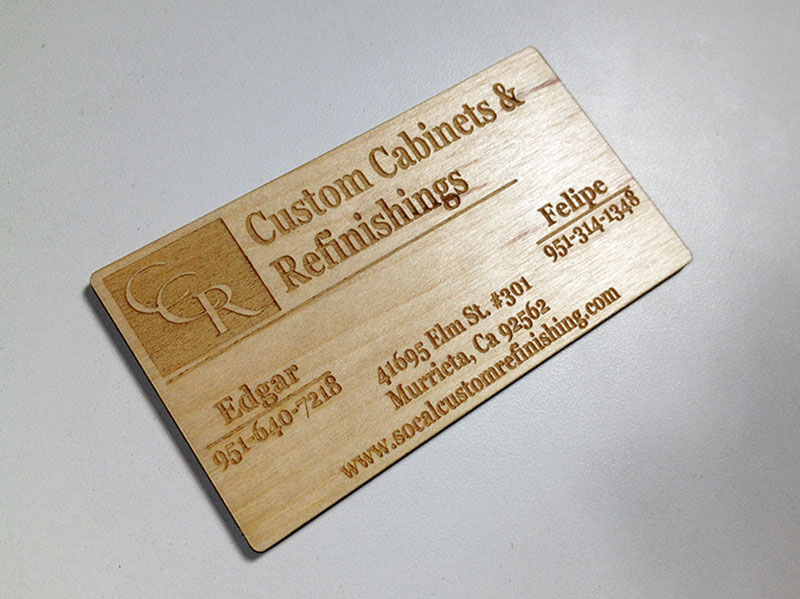 Laser Cut Business Cards Proper Recognition