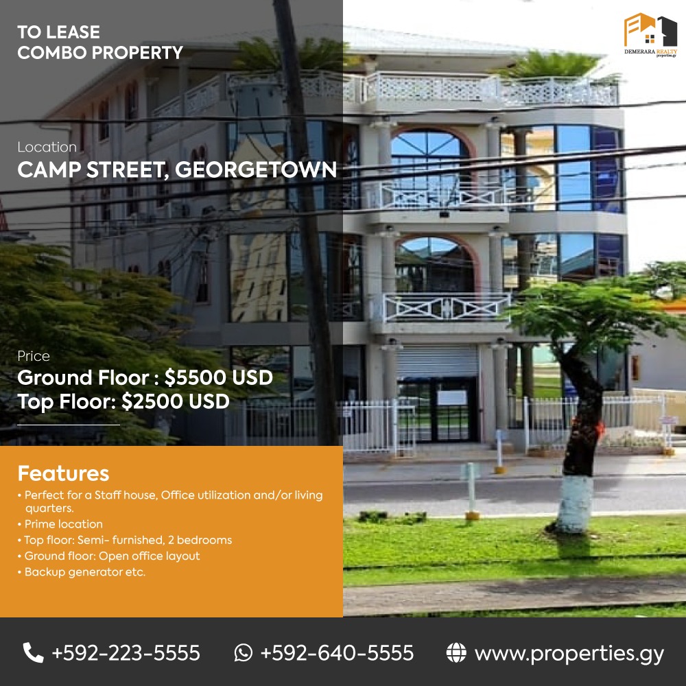 Real Estate Guyana Properties for Sale and Rent Demerara Realty