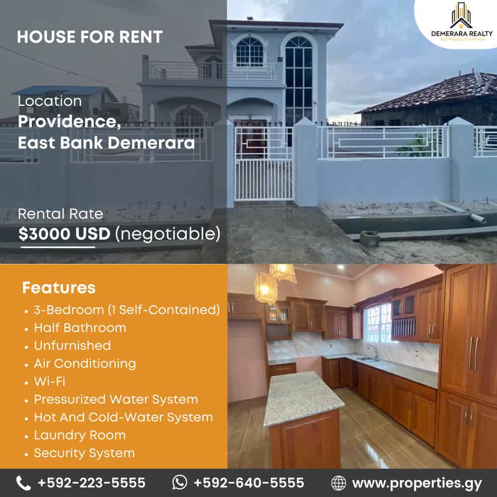 Real Estate Guyana Properties for Sale and Rent Demerara Realty