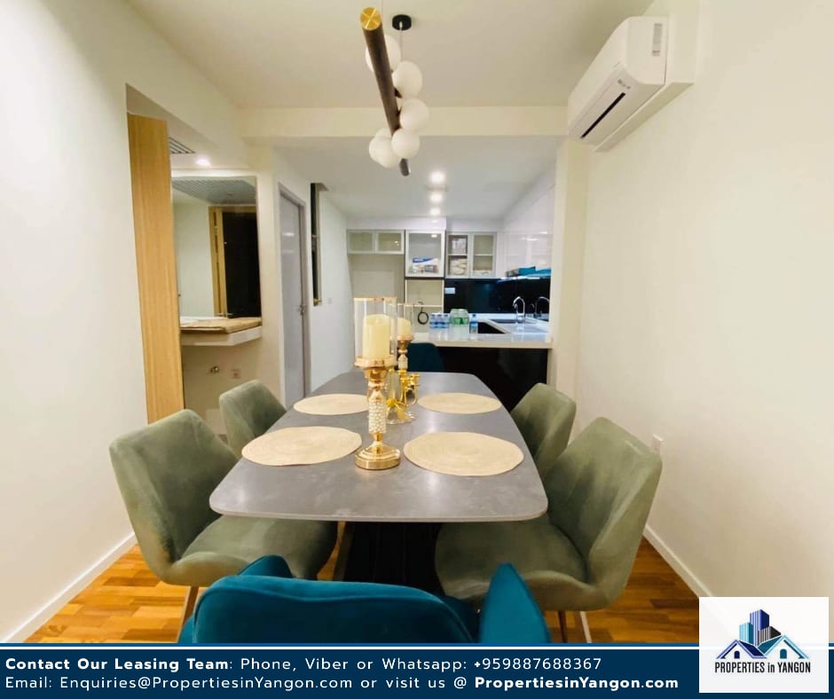 TwoBedroom Condo in Green Inya 2 Properties in Yangon