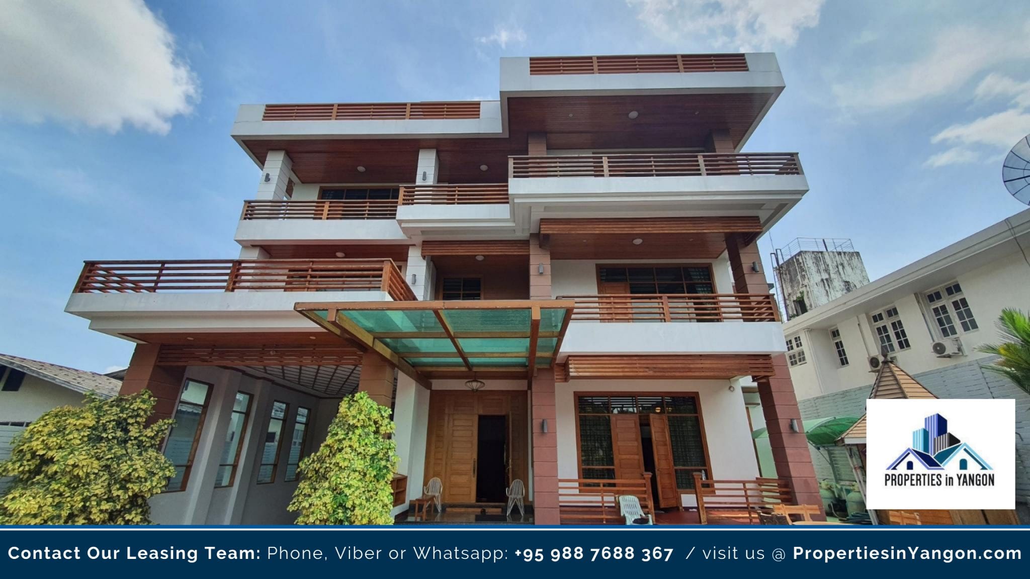 Four Story House in Golden Valley Properties in Yangon