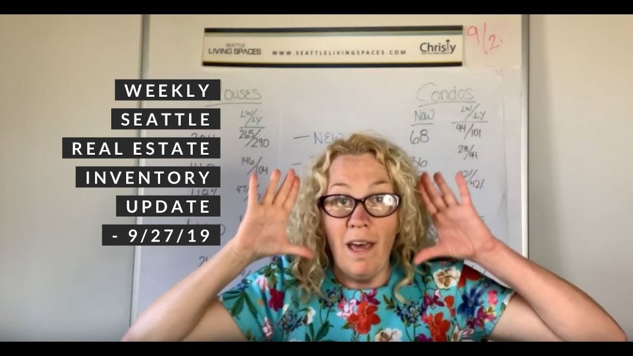 Weekly Seattle Real Estate Inventory Update 9/27/19 Properties TV