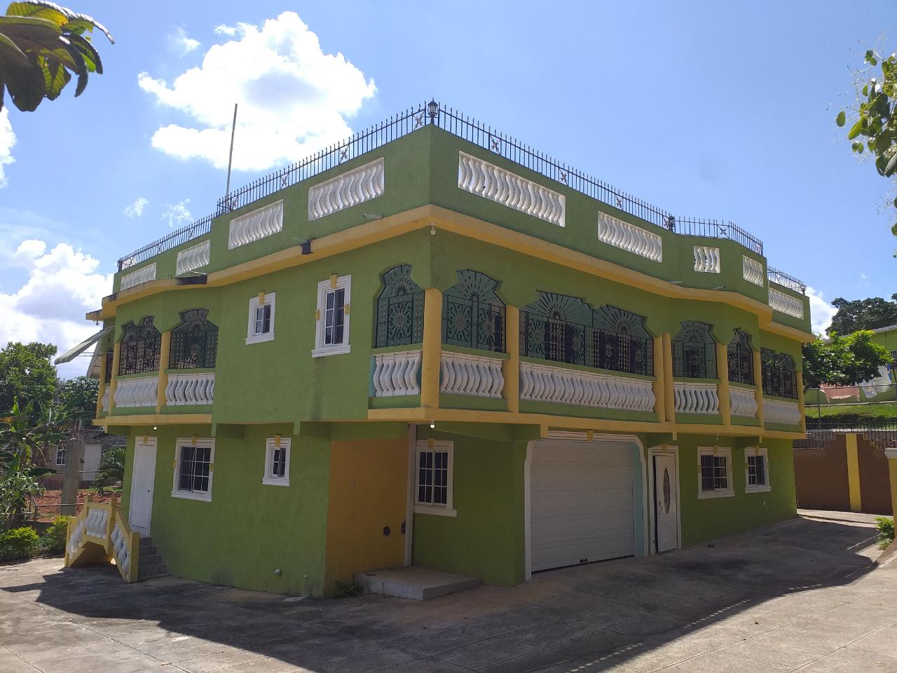 Recently Built 6 Bedroom 4 Bathroom House For Sale in Browns Town, St Ann, Jamaica