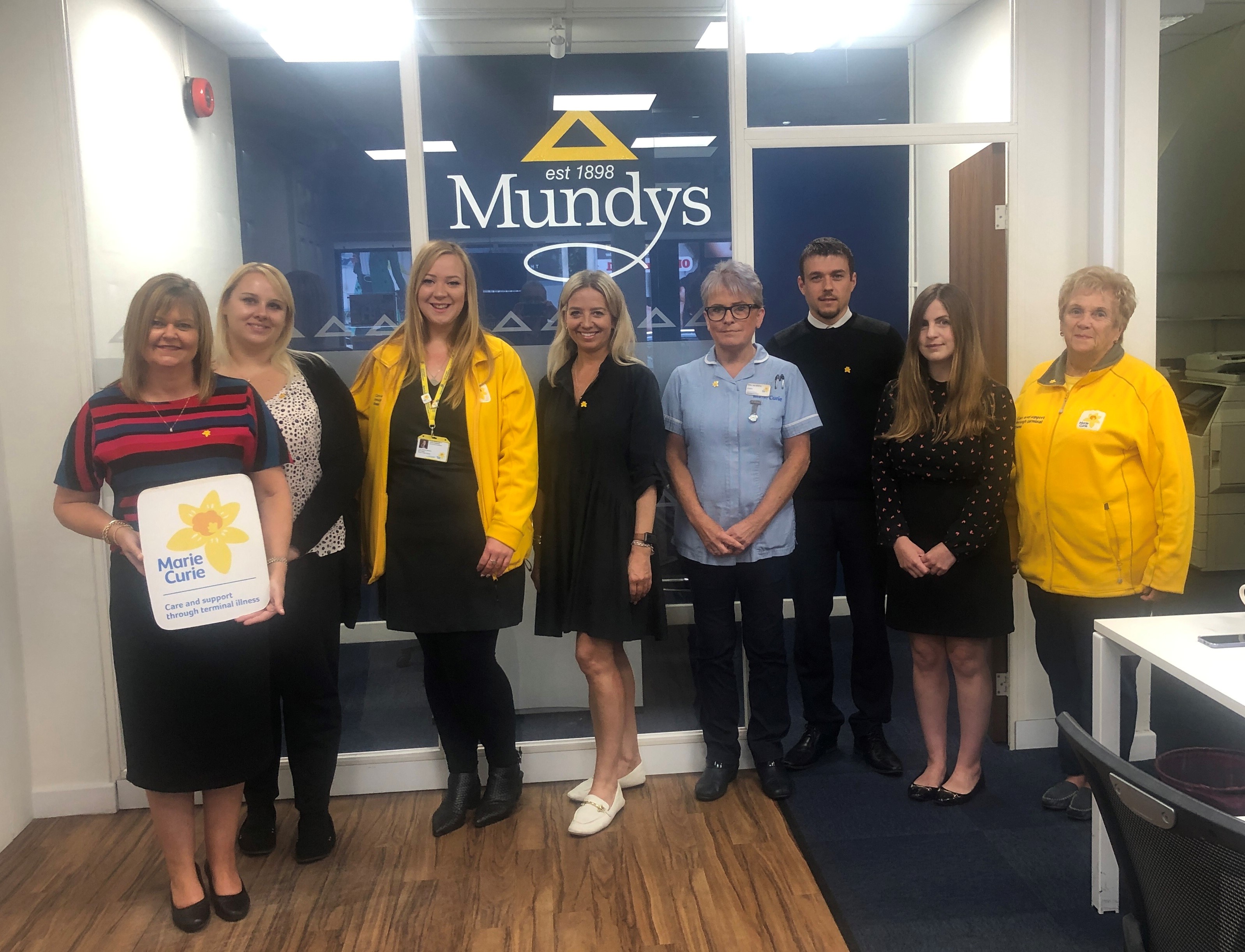 Mundys pledge £20 from each property sale to Marie Curie Property
