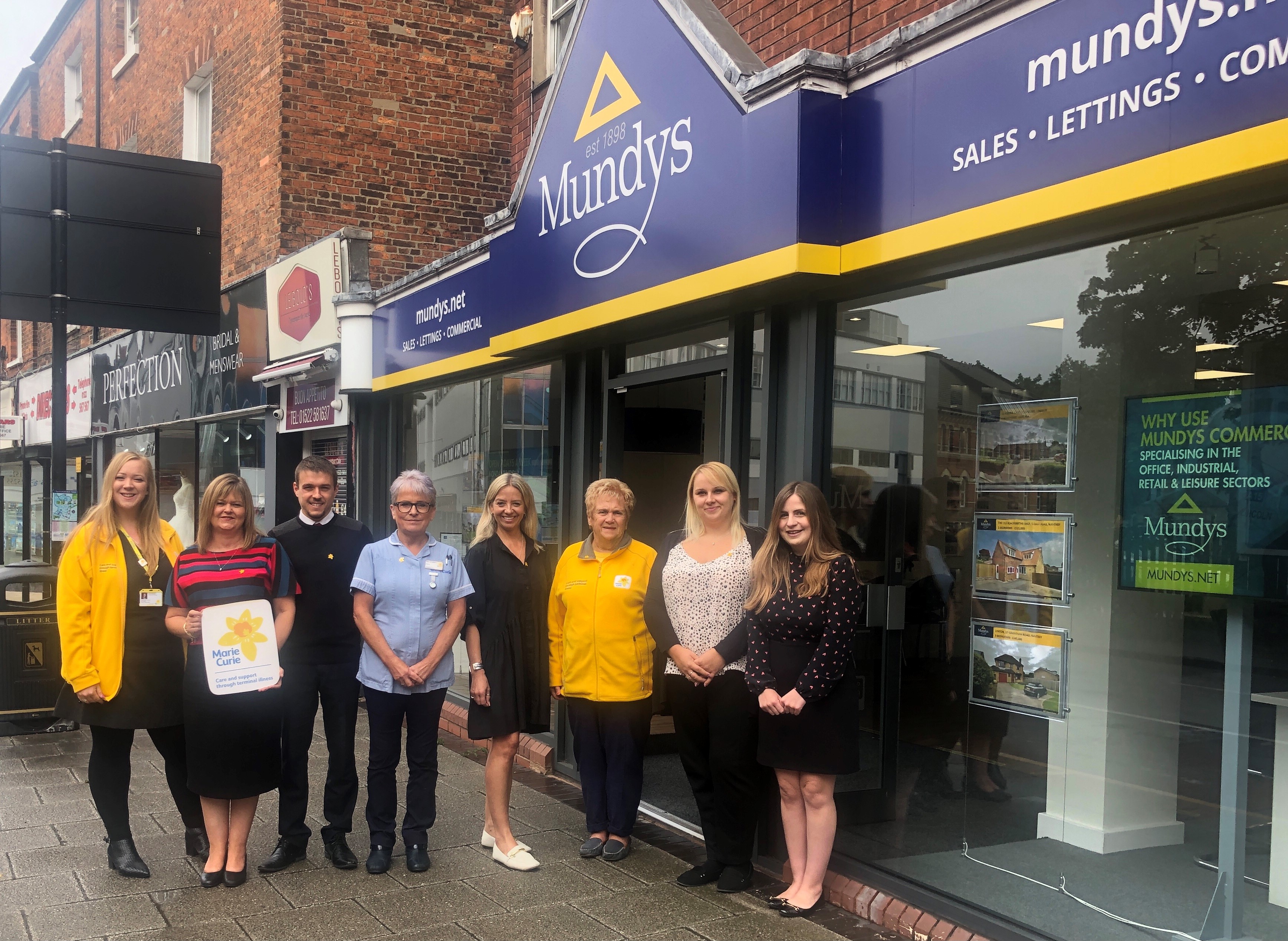 Mundys pledge £20 from each property sale to Marie Curie Property