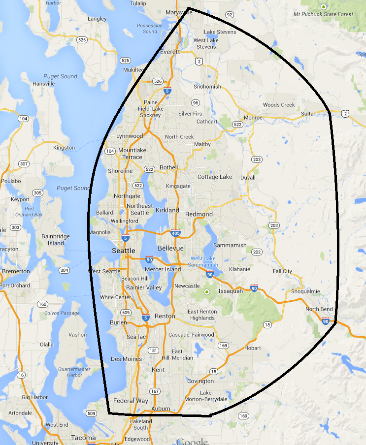 Service Areas Seattle Home Inspection