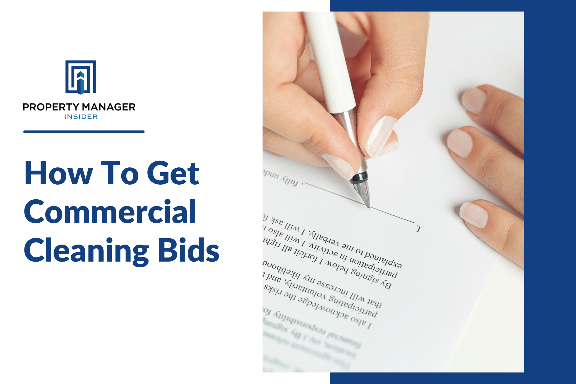 How To Get Commercial Cleaning Bids
