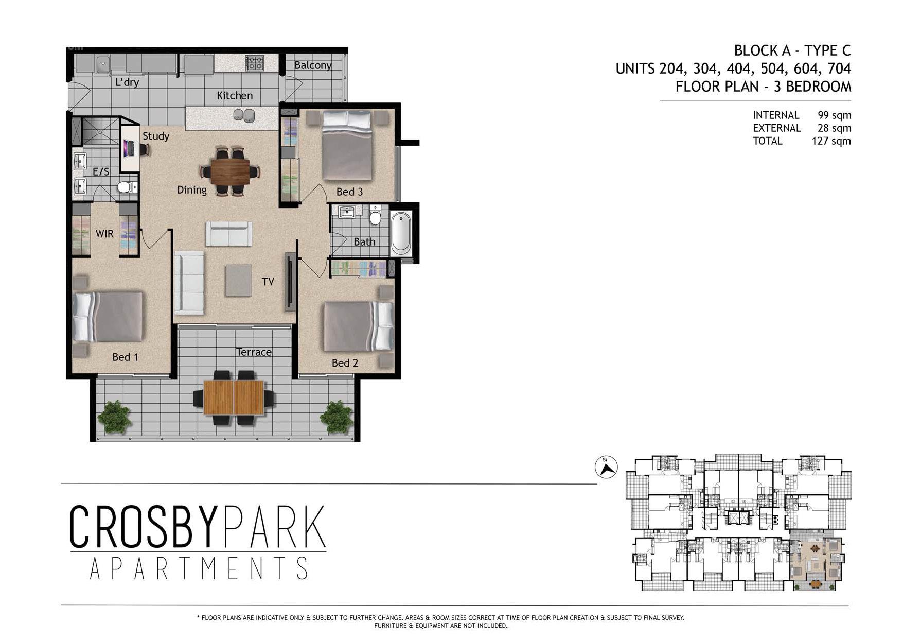 Crosby Park Apartments Parkland position with views in Albion