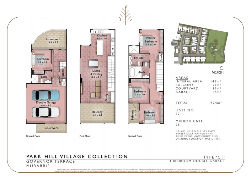 Park Hill Village Collection Elevated Terrace Homes in Murarrie