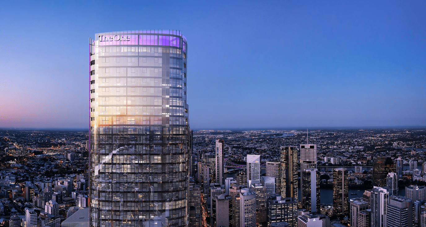 The One Residences Luxury apartments in the heart of the Brisbane CBD