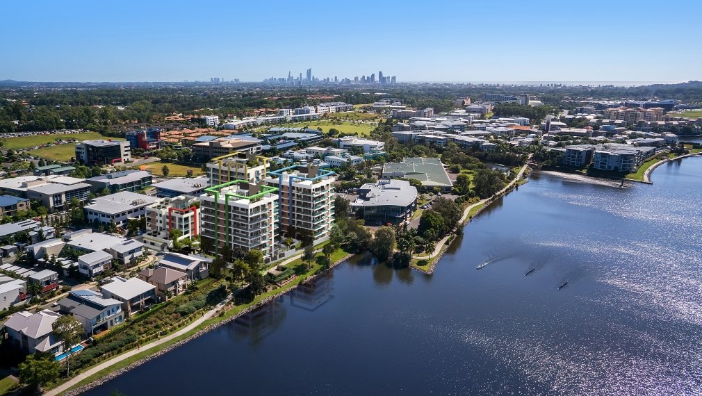 Aura New lake side apartments on Lake Orr the Gold Coast PropertyMash