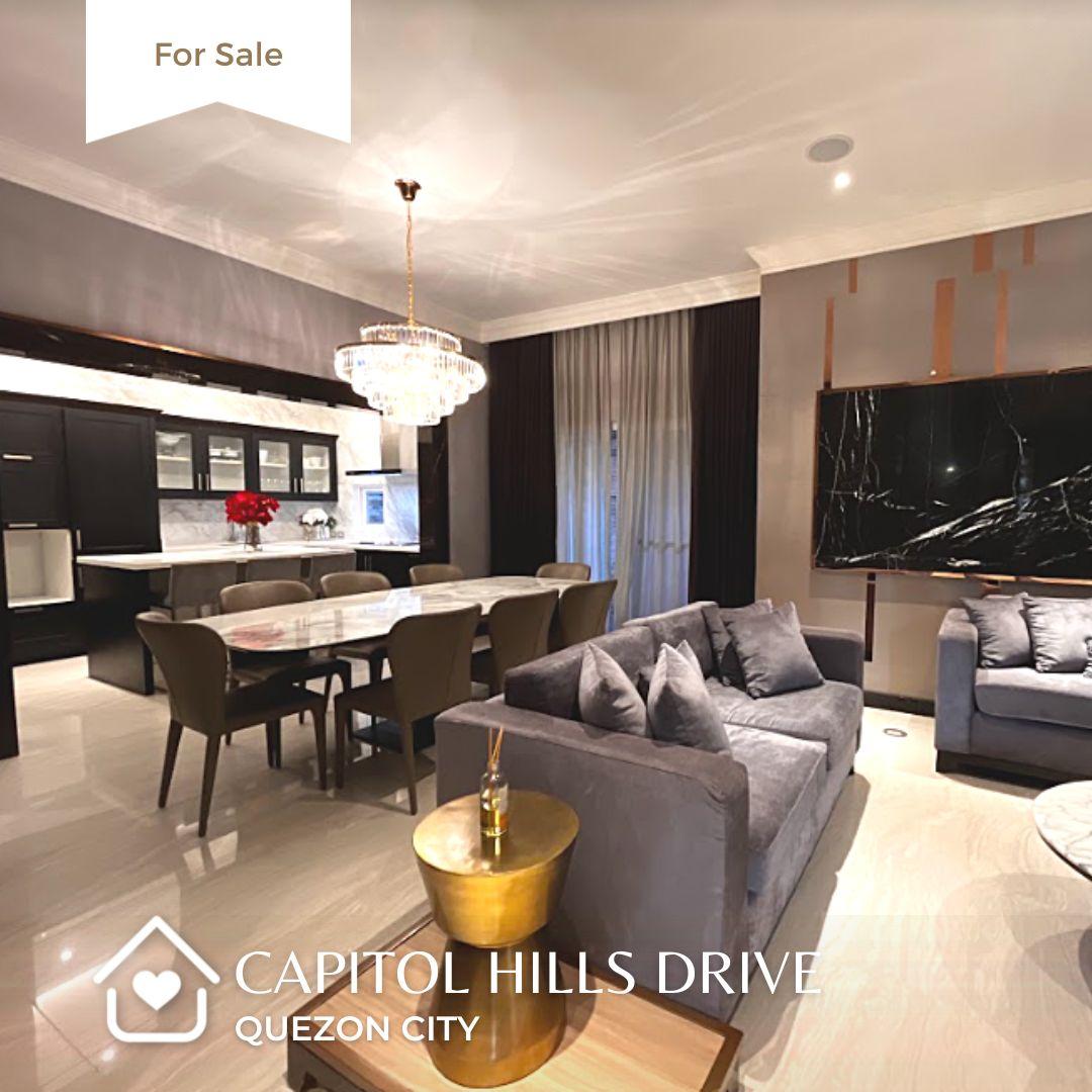 Alpha Village, Capitol Hills Drive House and Lot for Sale! Quezon City