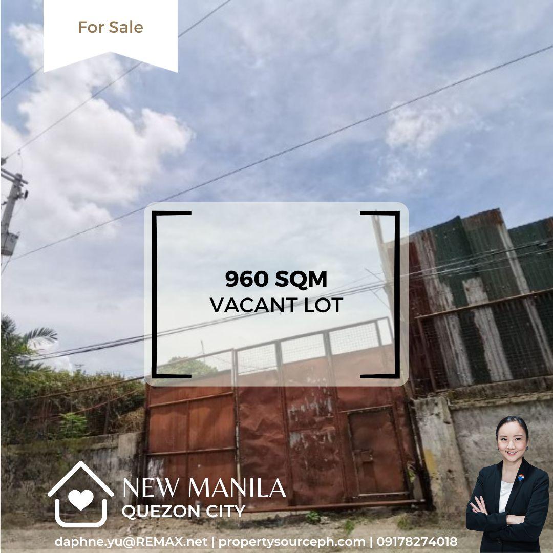 New Manila Vacant Lot for Sale! Quezon City Property Source PH