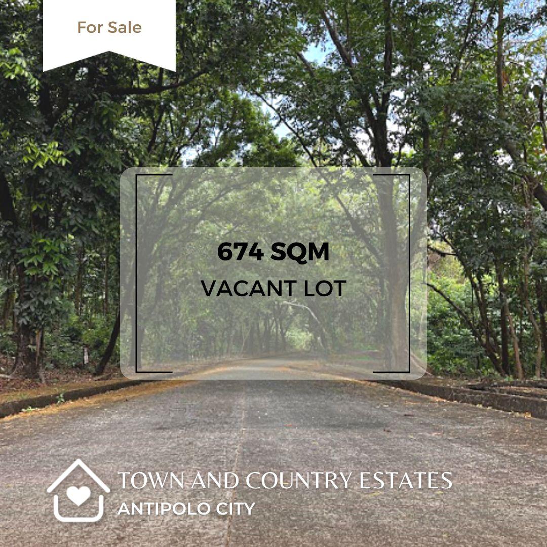 Town and Country Estates Vacant Lot for Sale! Antipolo City Property