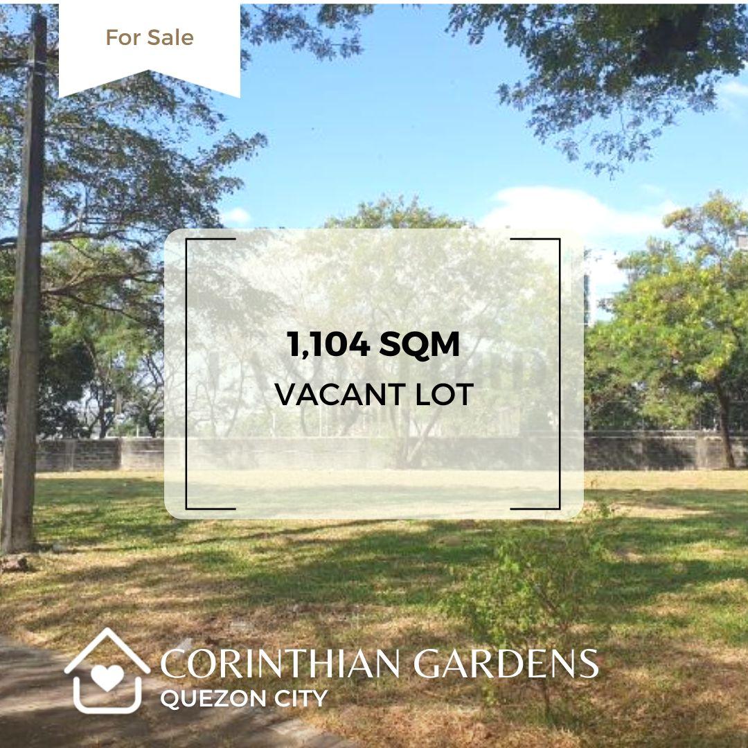Corinthian Gardens Vacant Lot for Sale! Quezon City Property Source PH