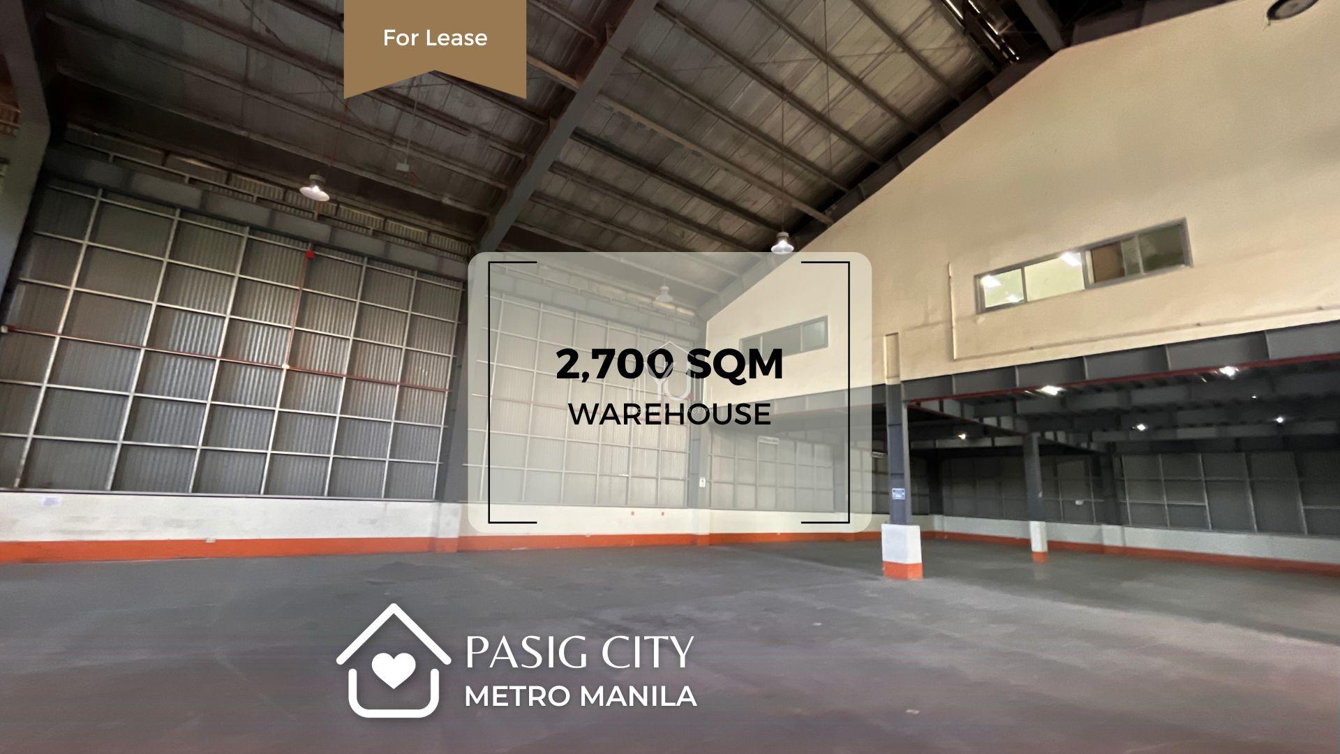 Pasig Warehouse for Lease! Property Source PH