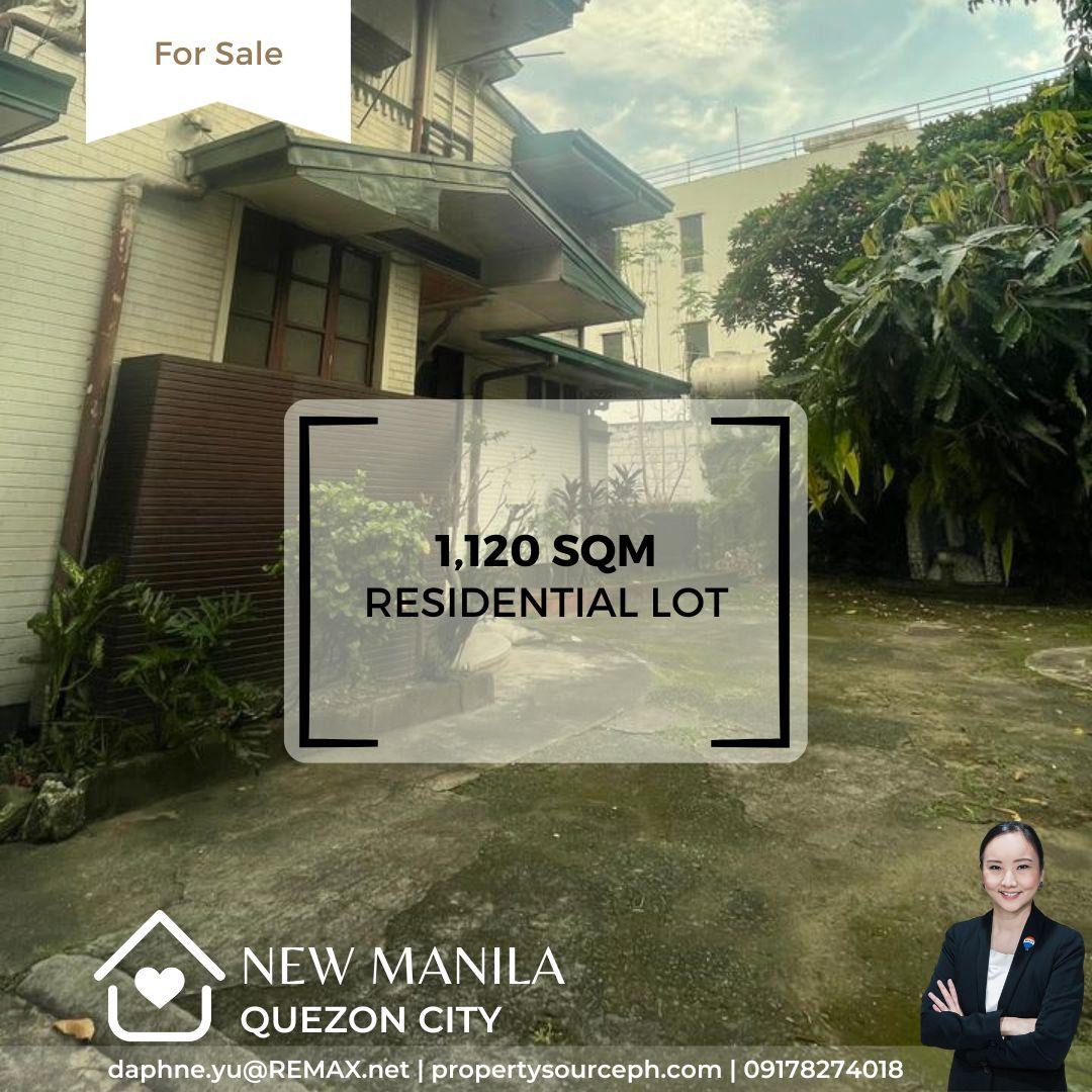 New Manila Lot for Sale! Quezon City Property Source PH