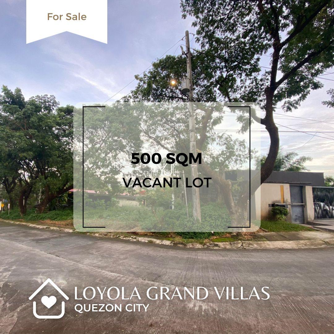 Loyola Grand Villas Vacant Lot for Sale! Quezon City Property Source PH