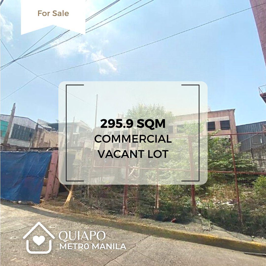 Quiapo Commercial Vacant Lot for Sale! Manila Property Source PH