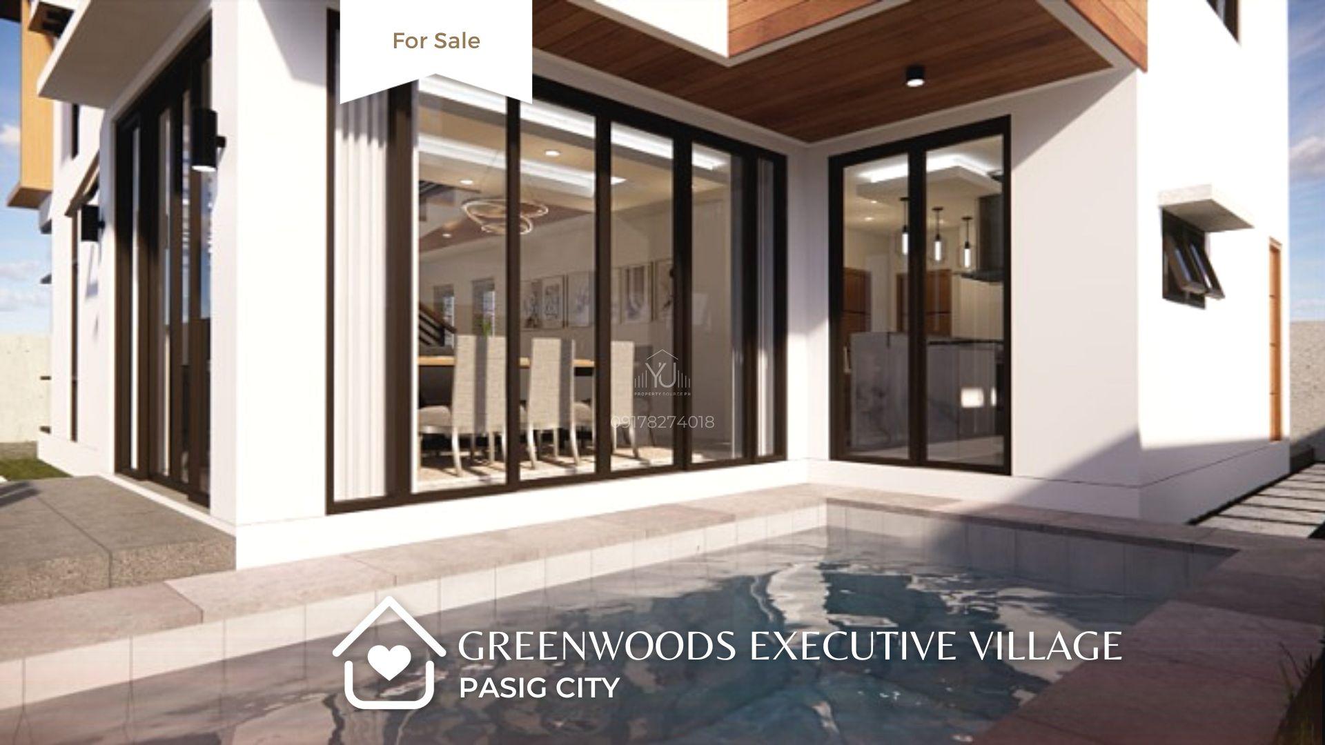 Greenwoods Executive Village House and Lot for Sale! Pasig City