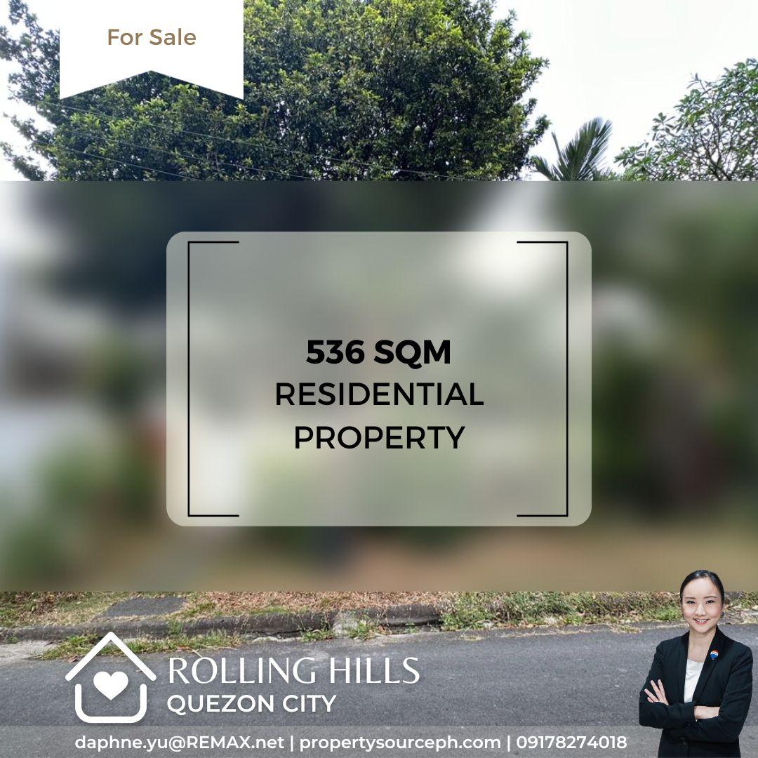 Rolling Hills Residential Property for Sale! Quezon City Property