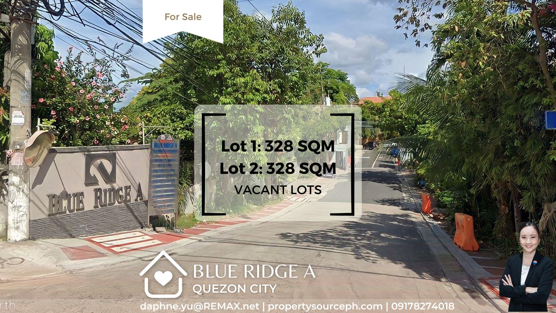 Blue Ridge A Vacant Lots for Sale! Quezon City Property Source PH