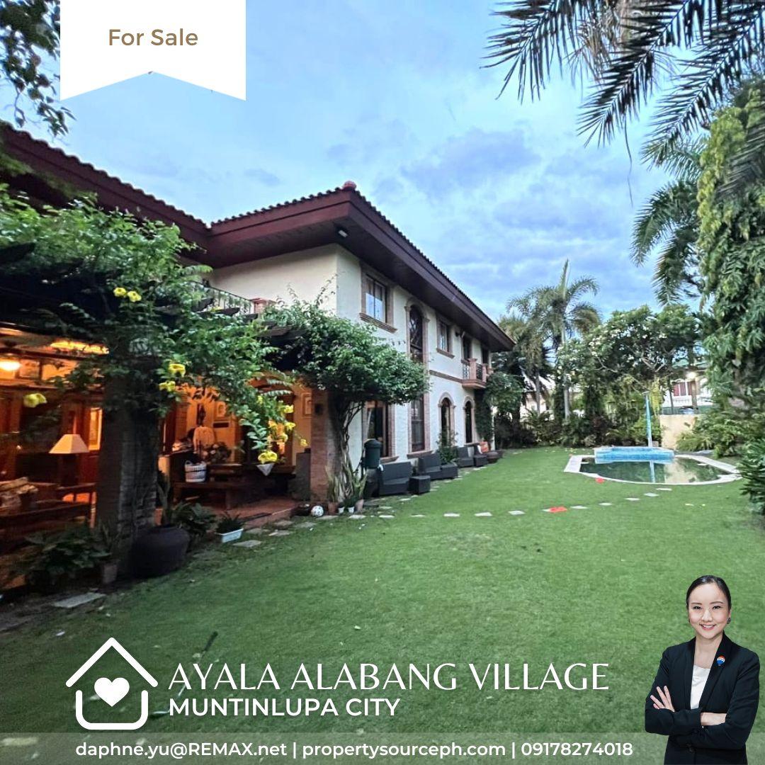 Ayala Alabang Village House and Lot for Sale! Muntinlupa City