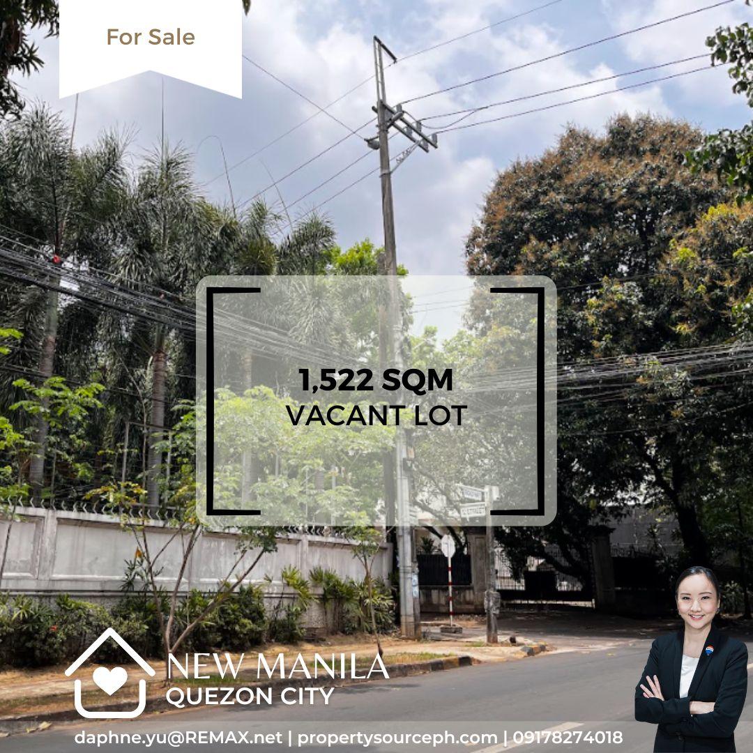 New Manila Prime Vacant Lot for Sale! Quezon City Property Source PH