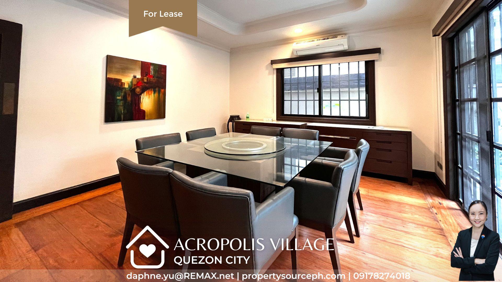 Acropolis Village House and Lot for Lease! Quezon City Property Source PH