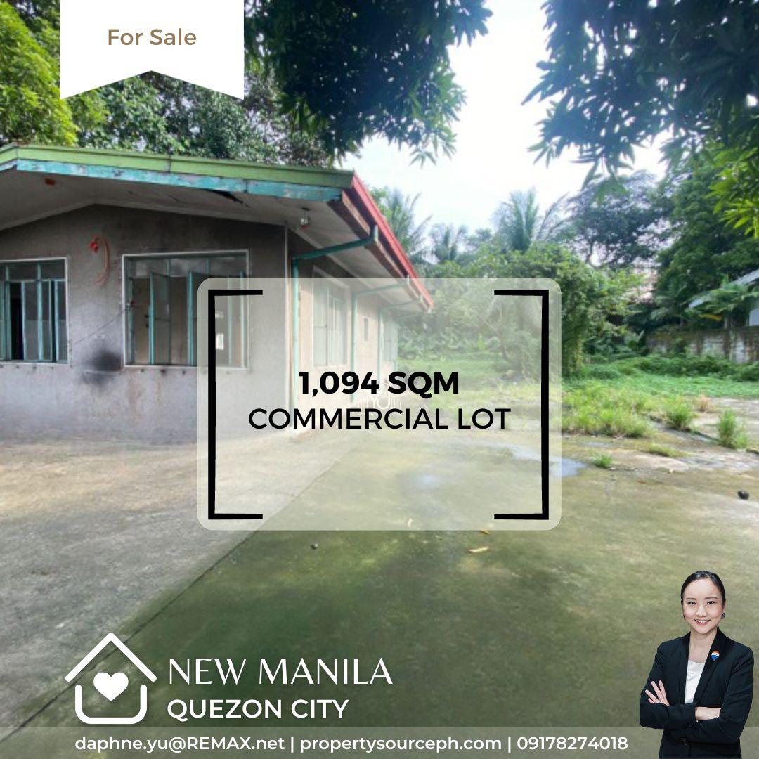 New Manila Commercial Lot for Sale! Quezon City Property Source PH