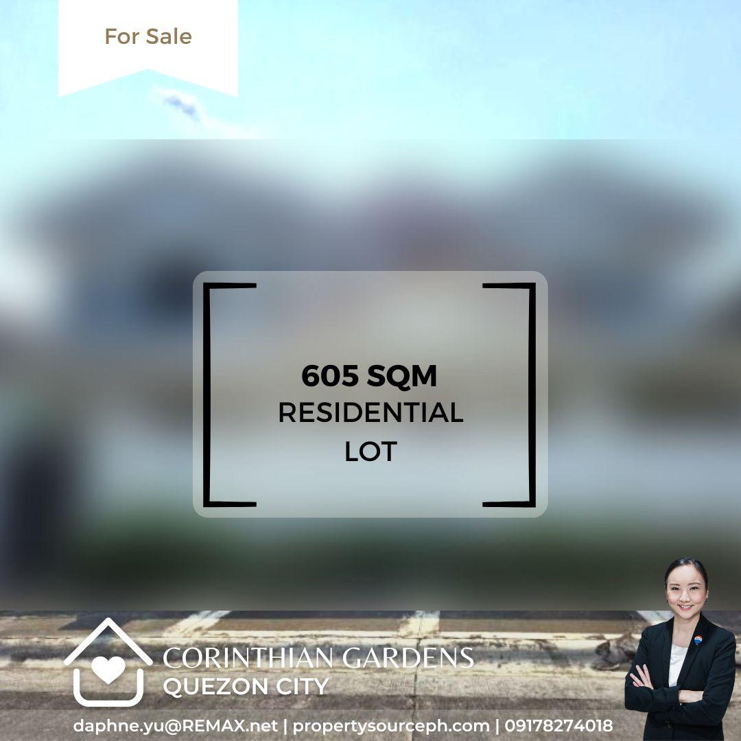 Corinthian Gardens Residential Lot for Sale! Quezon City Property