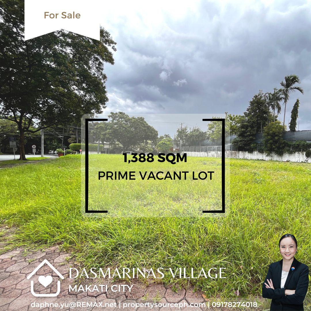 Dasmarinas Village Vacant Lot for Sale! Makati City Property Source PH