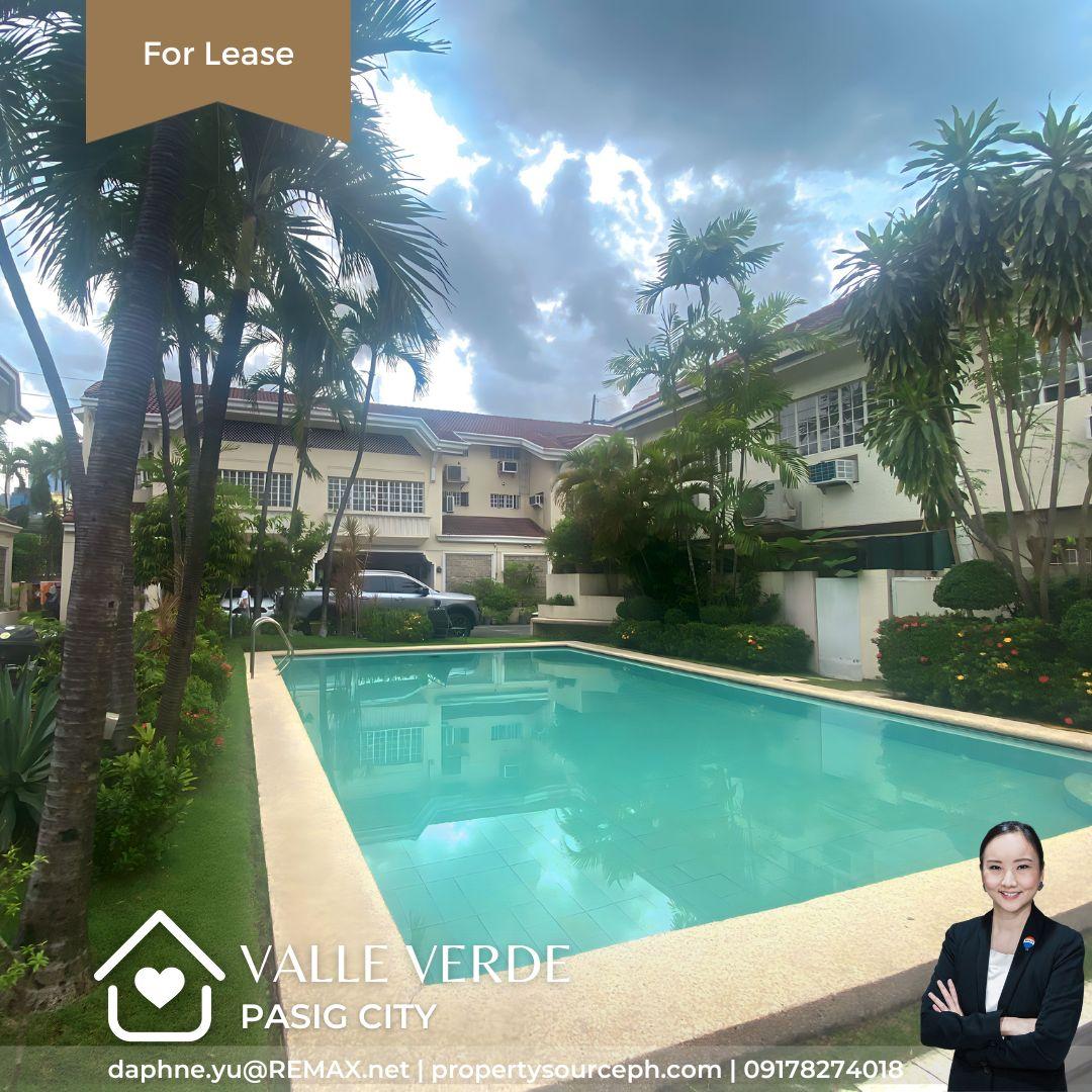 Valle Verde Townhouse for Lease! Pasig City Property Source PH