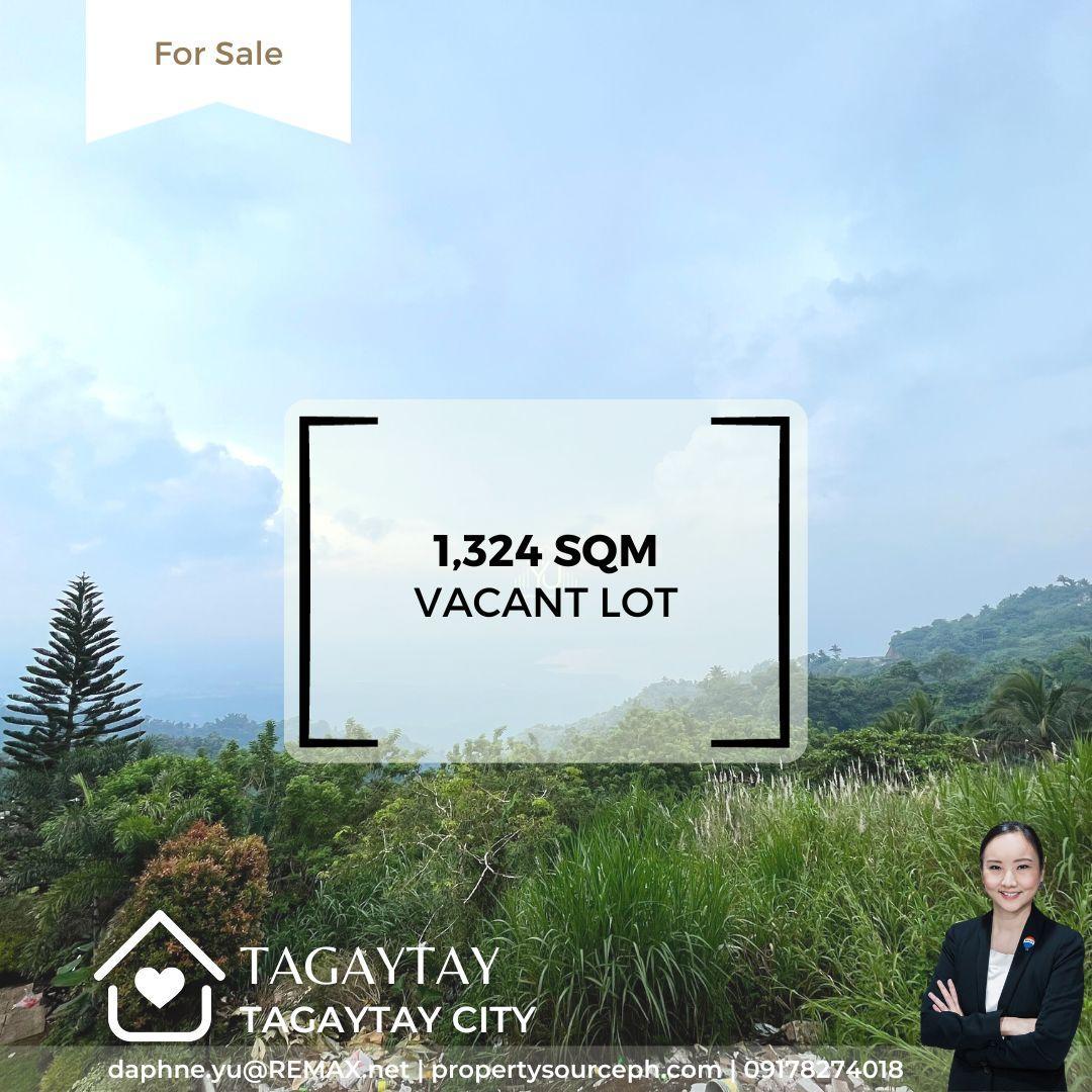 Tagaytay Vacant Lot for Sale! Property Source PH