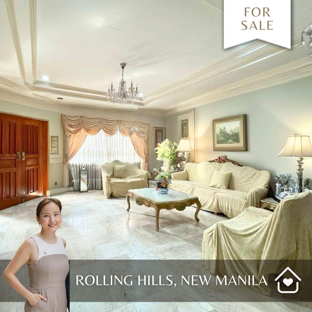 Rolling Hills, New Manila House and Lot for Sale! Quezon City