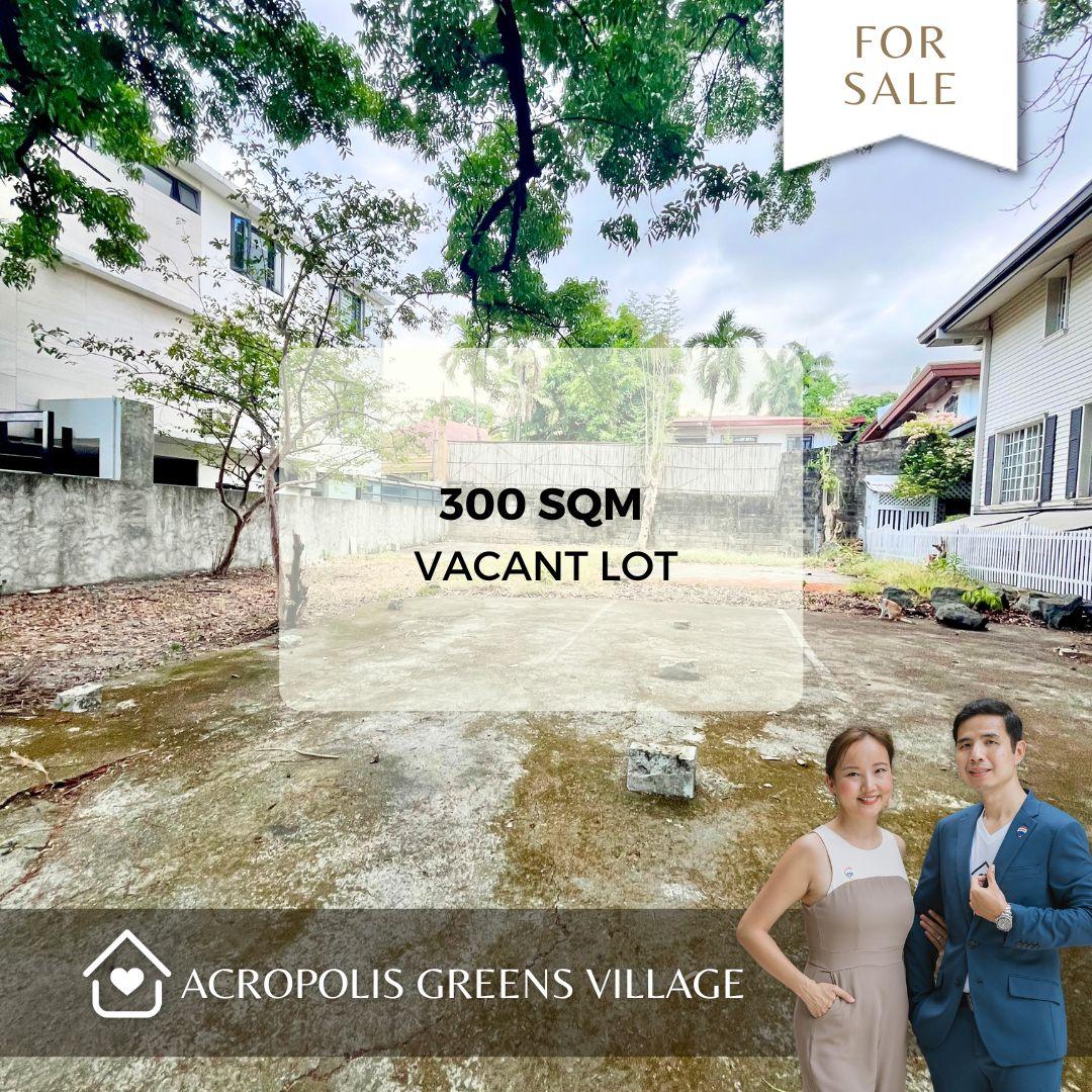 Acropolis Greens Village Vacant Lot for Sale! Quezon City Property
