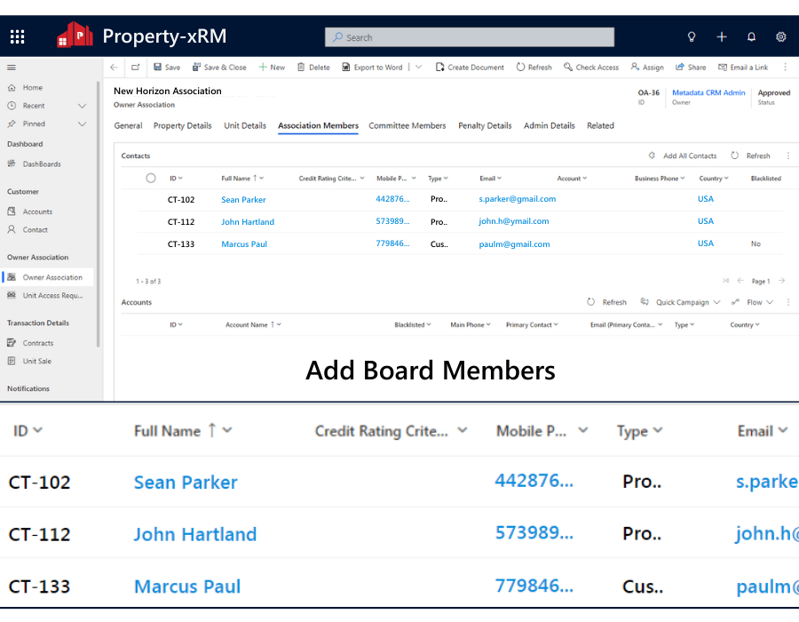 Best Homeowners Association Software Property xRM