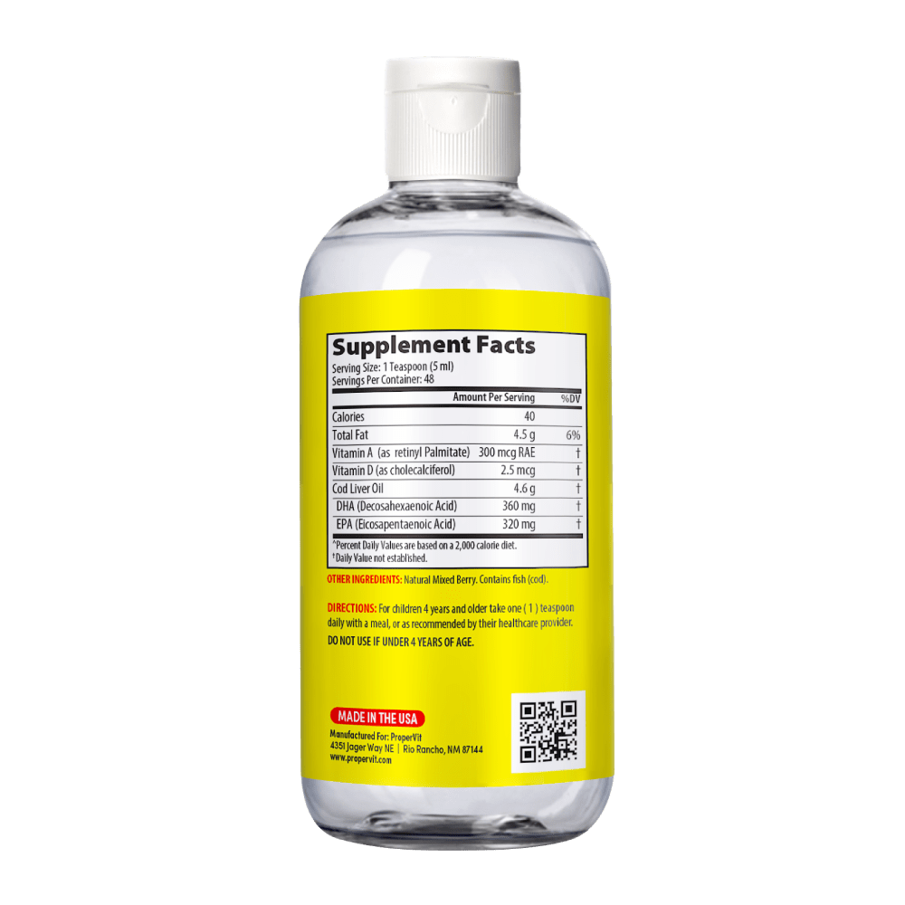 Cod Liver Oil And Omega 3 Good Cod Liver Oil Proper Vit