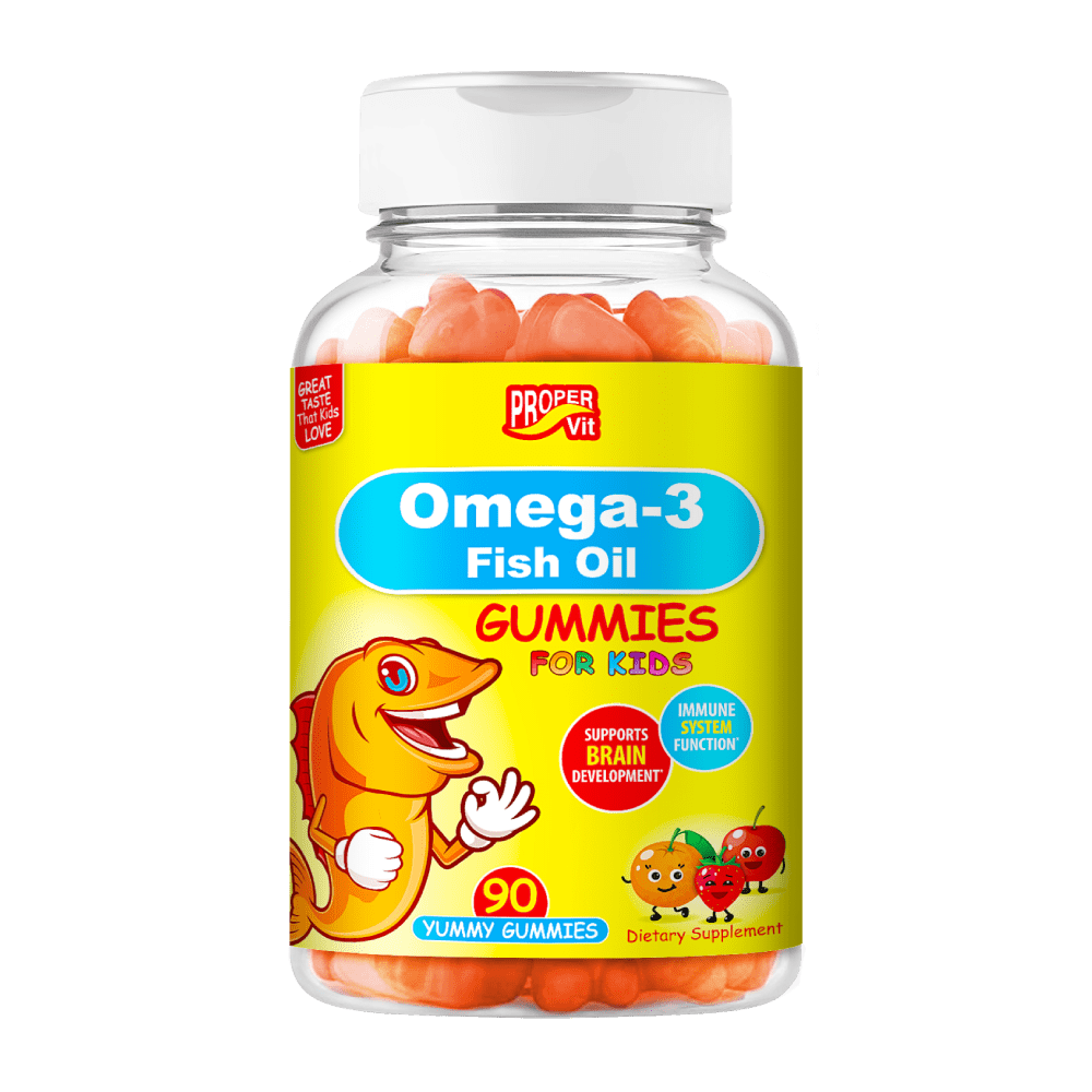 Chewable Fish Oil Gummies Children's Omega 3 Gummies Proper Vit