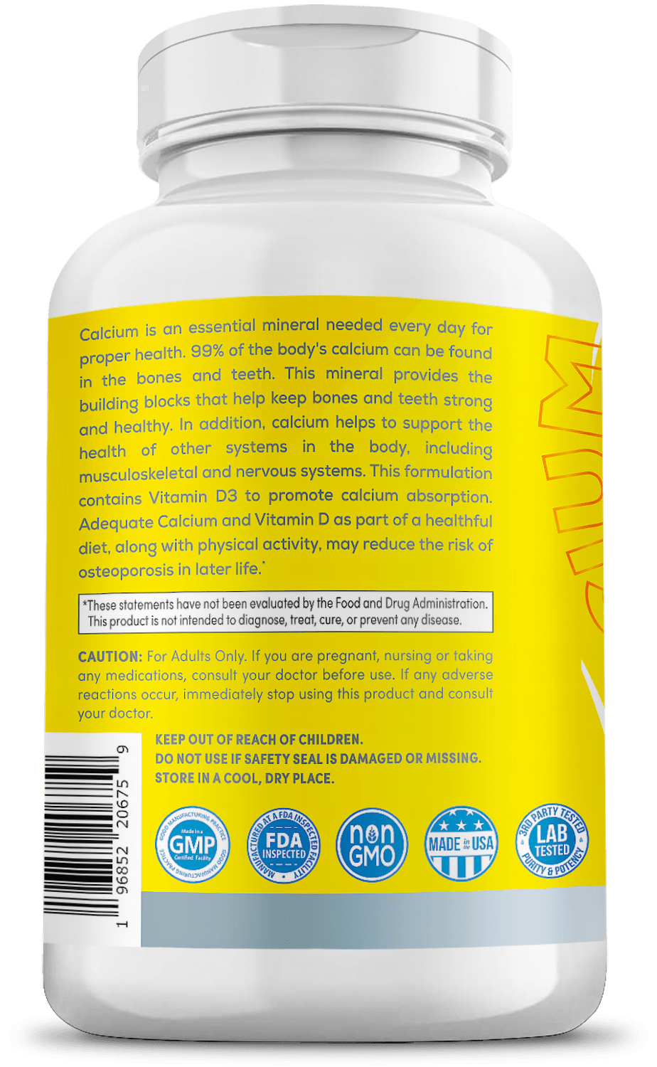 Essential Calcium 650mg with Vitamin D3 Proper Vit