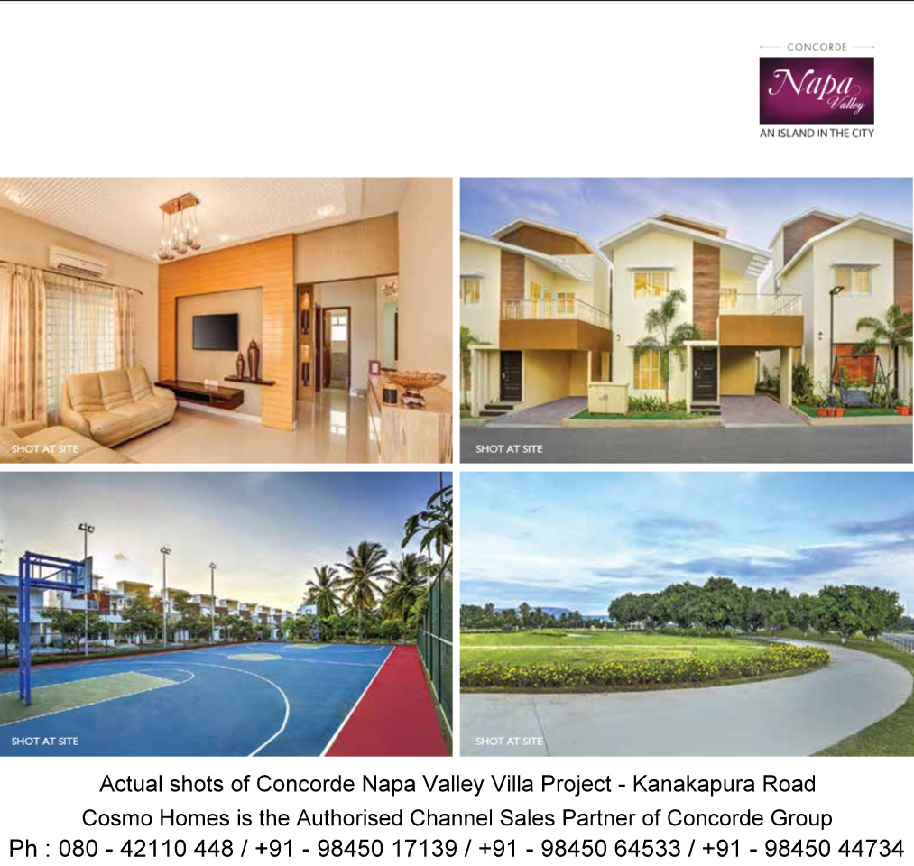 Concorde Napa Valley Kanakapura main road Propheadlines