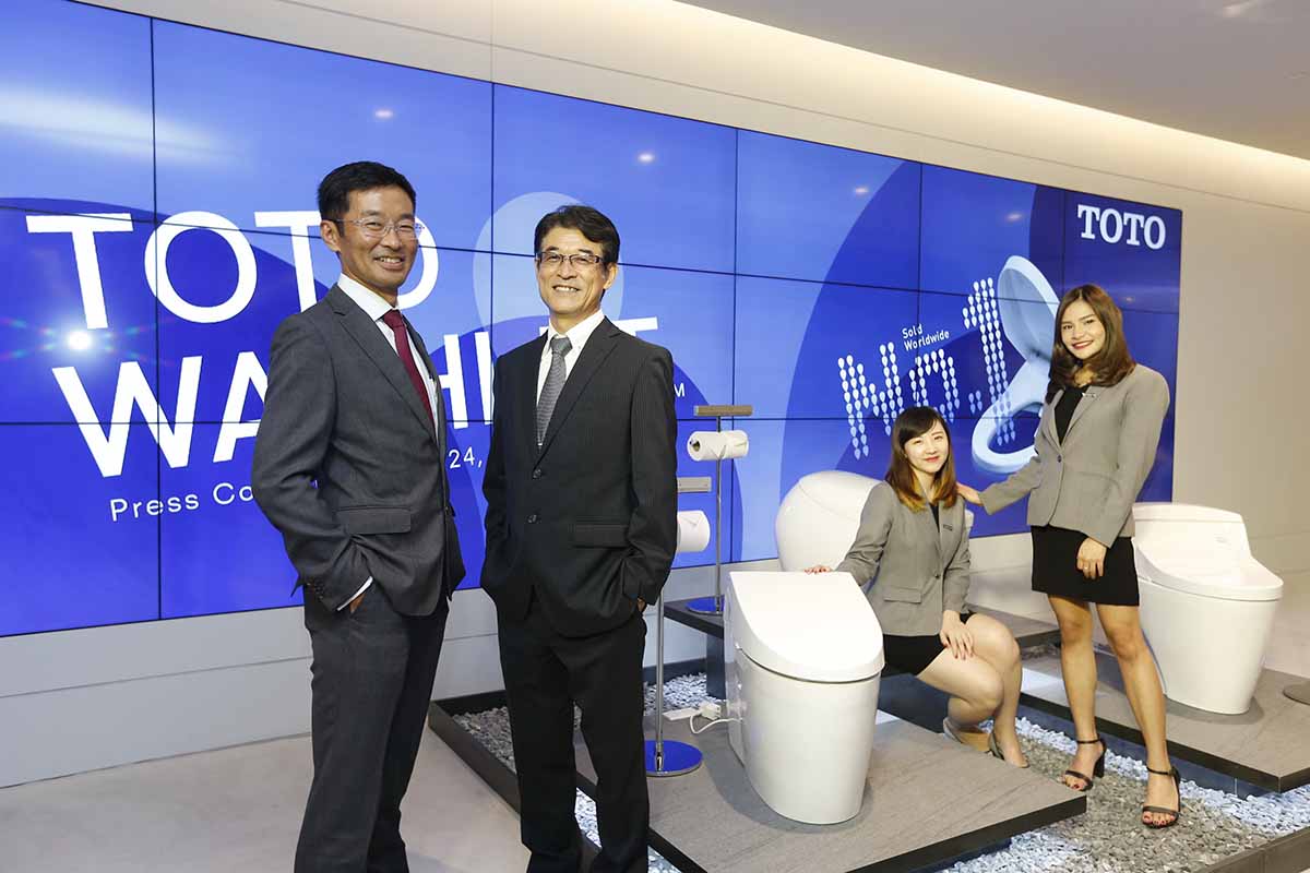 “WASHLETTM” Certified as the World’s No. 1 Brand TOTO Invested 1