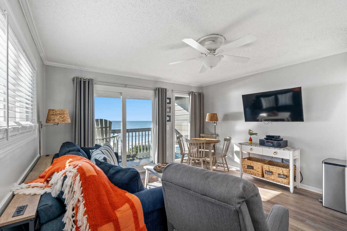 Sea Cabin 207 Oceanfront Cherry Grove Vacation Condo Pool Elliott Beach Rentals