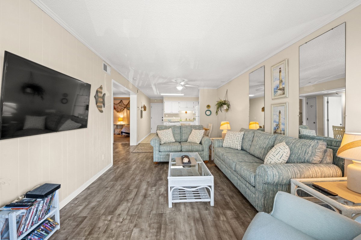 Sea Cabin 233 Lovely Oceanfront Cherry Grove Condo Pool Pier Elliott Beach Rentals