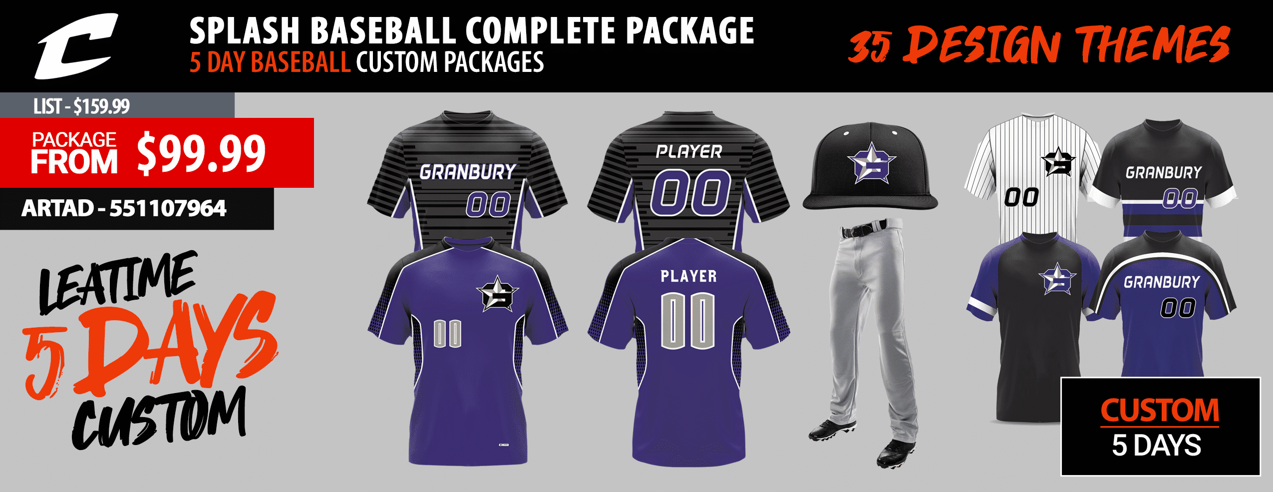 Youth Baseball Uniforms