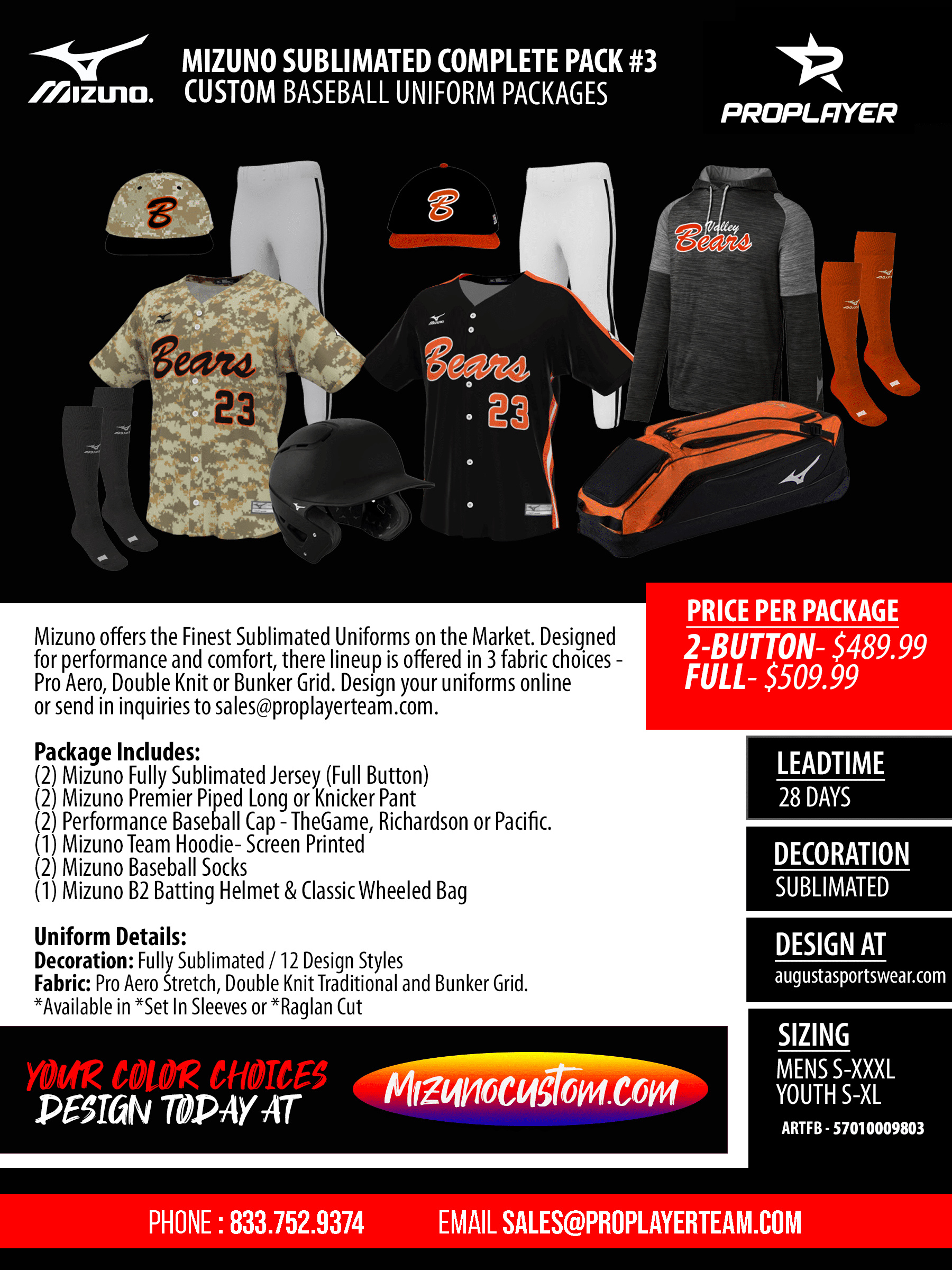 Youth Baseball Uniforms