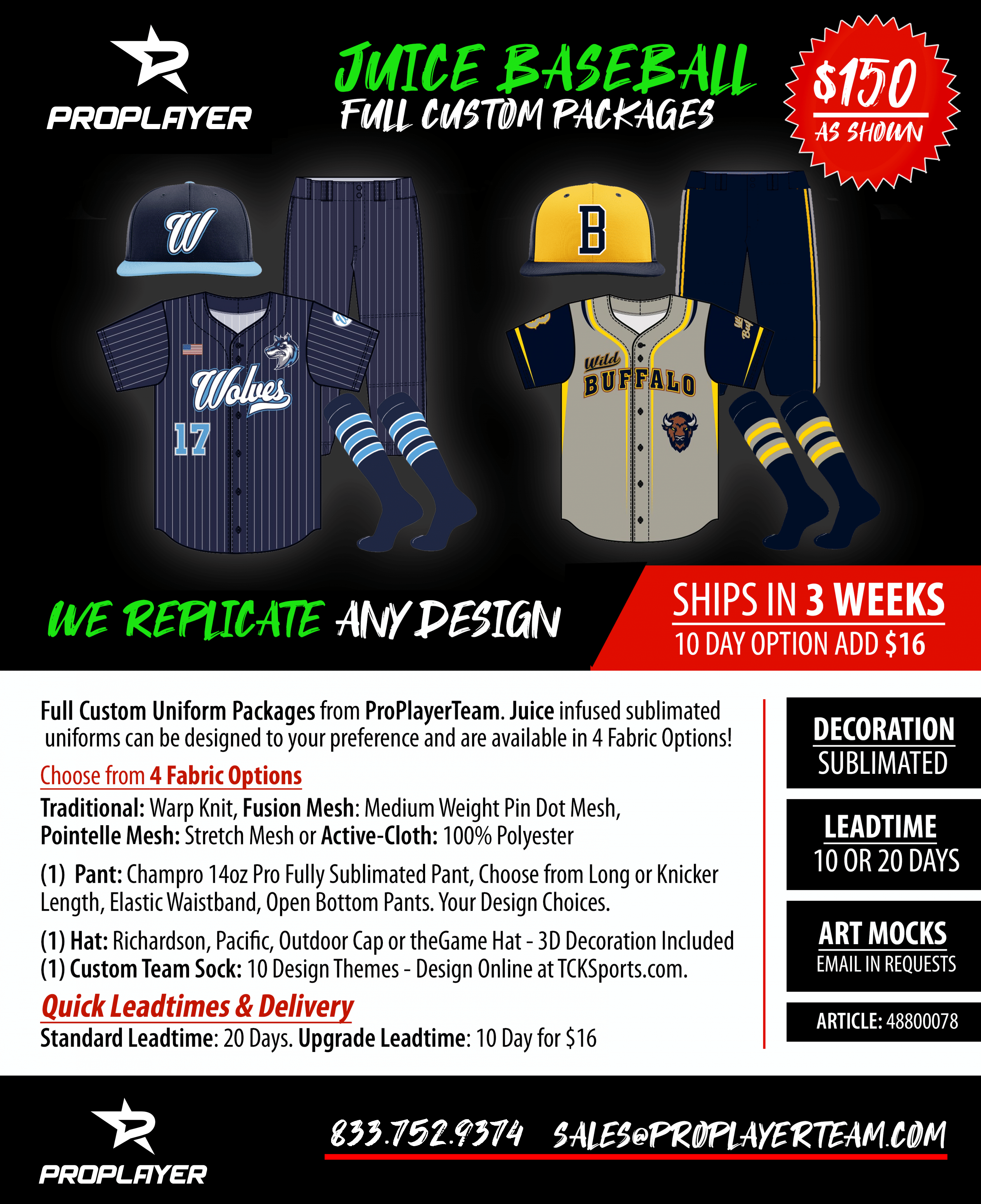 Baseball Uniform Packages Custom Jerseys & Uniforms Create Your Own