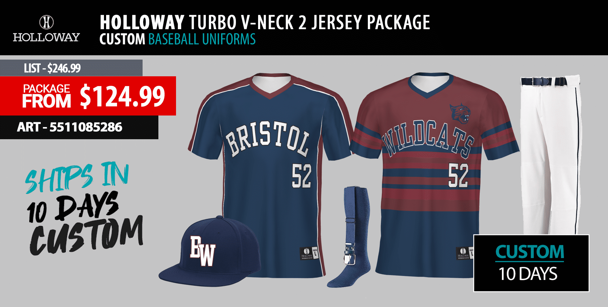 Youth Sublimated Baseball Uniforms Team Packages Create Your Own
