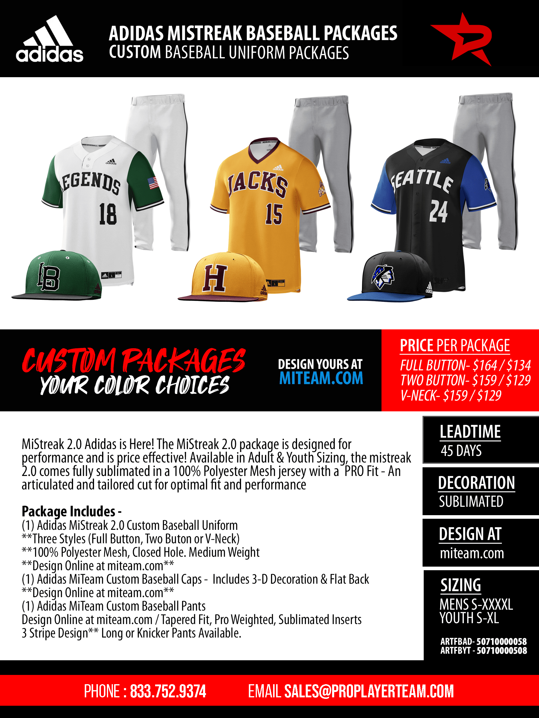 Baseball Uniform Packages Custom Jerseys & Uniforms Create Your Own