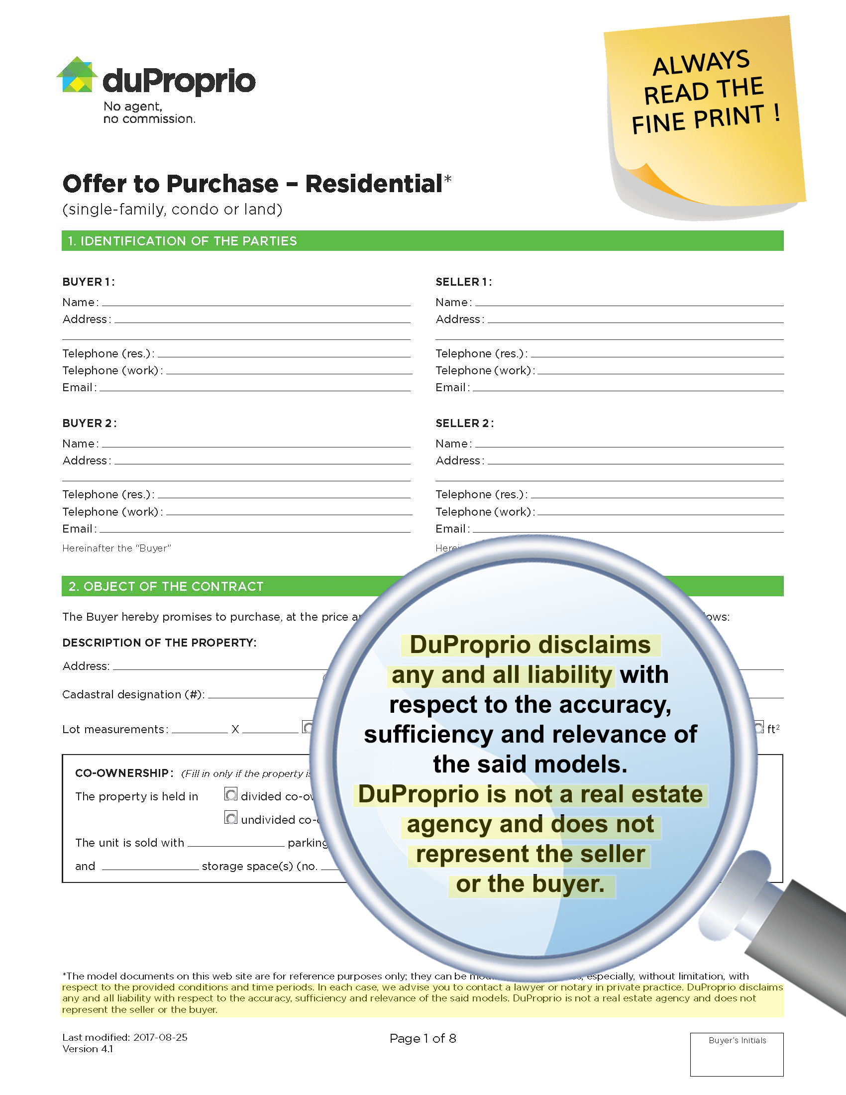 Sell a real estate property in Quebec Proprio Direct